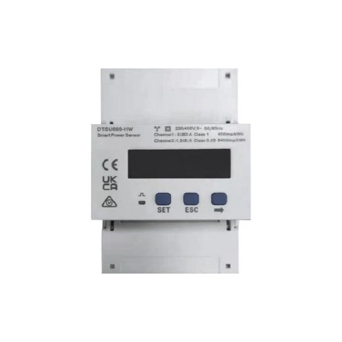 Licznik energii DTSU666-HW/YDS60-80, 3-fazowy, 3p4w; wyświetlacz LCD; pomiar bezpośredni do 80A lub półpośredni z przekładnikami Licznik energii DTSU666-HW/YDS60-80, 3-fazowy, 3p4w; wyświetlacz LCD; pomiar bezpośredni do 80A lub półpośredni z przekładnikami
