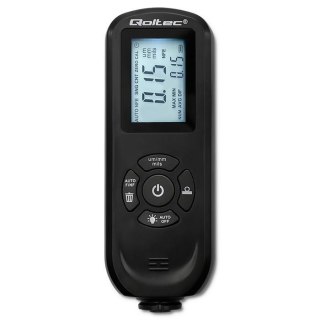 Miernik grubości lakieru Qoltec z podświetlanym bocznym wyświetlaczem LCD | 0 ~ 2000um