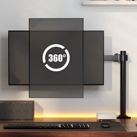 Techly ICA-LCD 503BK2 uchwyt / stojak do monitorów 68,6 cm (27") Biurko Czarny Techly ICA-LCD 503BK2 uchwyt / stojak do monitorów 68,6 cm (27") Biurko Czarny