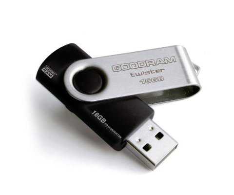 Pendrive GOODRAM Twister 16 GB Czarny (16 GB /USB 2.0 /Czarny ) Pendrive GOODRAM Twister 16 GB Czarny (16 GB /USB 2.0 /Czarny )
