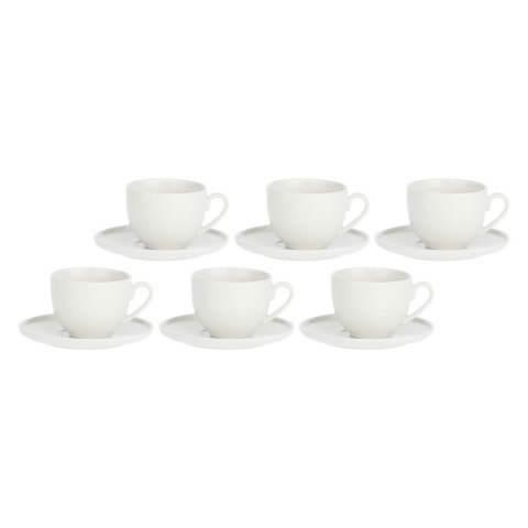 LA PORCELLANA BIANCA CORTE Zestaw 6 filiżanek do kawy ze spodkiem 80 ml LA PORCELLANA BIANCA CORTE Zestaw 6 filiżanek do kawy ze spodkiem 80 ml
