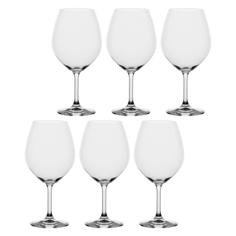 LA PORCELLANA BIANCA NOVELLO Zestaw 6 kieliszków do wina burgundy 710 ml LA PORCELLANA BIANCA NOVELLO Zestaw 6 kieliszków do wina burgundy 710 ml