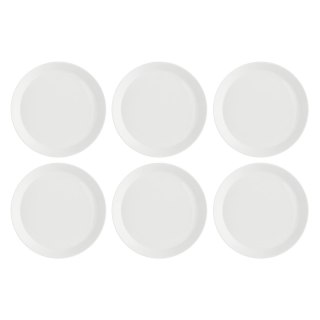 Zestaw 6 talerzy głębokich Essenziale Gourmet - Biały, 21.5 cm