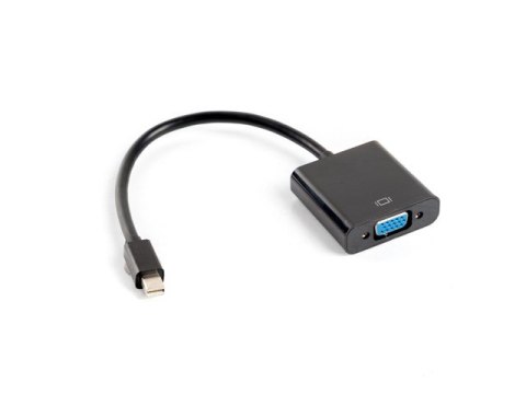 Adapter Lanberg AD-0006-BK (Mini DisplayPort M - D-Sub (VGA) F; 0,20m; kolor czarny) Adapter Lanberg AD-0006-BK (Mini DisplayPort M - D-Sub (VGA) F; 0,20m; kolor czarny)