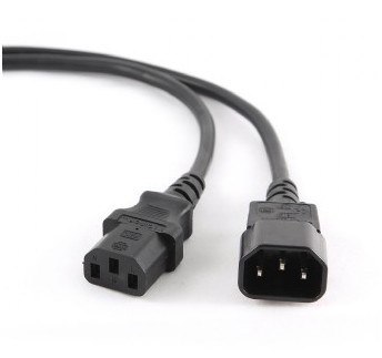 Kabel GEMBIRD PC-189 (C13 / IEC C13 / IEC 320 C13 - C14 ; 1,8m; kolor czarny) Kabel GEMBIRD PC-189 (C13 / IEC C13 / IEC 320 C13 - C14 ; 1,8m; kolor czarny)