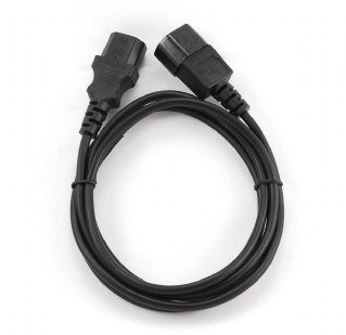 Kabel GEMBIRD PC-189 (C13 / IEC C13 / IEC 320 C13 - C14 ; 1,8m; kolor czarny) Kabel GEMBIRD PC-189 (C13 / IEC C13 / IEC 320 C13 - C14 ; 1,8m; kolor czarny)