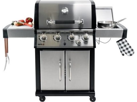 Grill gazowy YG.GRILL GAZOWY 4+1 stal nierdzewna 17,5KW Grill gazowy YG.GRILL GAZOWY 4+1 stal nierdzewna 17,5KW