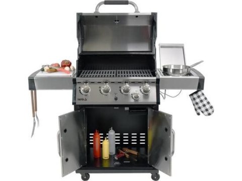 Grill gazowy YG.GRILL GAZOWY 4+1 stal nierdzewna 17,5KW Grill gazowy YG.GRILL GAZOWY 4+1 stal nierdzewna 17,5KW
