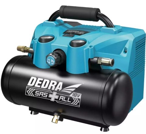 Kompresor akumulatorowy 6L 2*18V SAS Kompresor akumulatorowy 6L 2*18V SAS