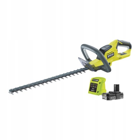 Nożyce do żywopłotu RYOBI RHT184520 akumulatorowe One+ 18 V 45 cm 2,0 Ah Nożyce do żywopłotu RYOBI RHT184520 akumulatorowe One+ 18 V 45 cm 2,0 Ah