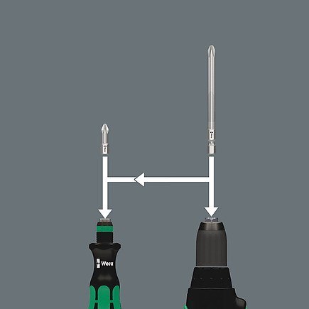 RĘKOJEŚĆ Z UCHWYTEM DO GROTÓW 1/4' Z MAGNESEM + 6 GROTÓW RĘKOJEŚĆ Z UCHWYTEM DO GROTÓW 1/4' Z MAGNESEM + 6 GROTÓW
