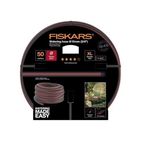 Fiskars 1027111 wąż ogrodowy 50 m Nad ziemią Czarny, Czerwony Fiskars 1027111 wąż ogrodowy 50 m Nad ziemią Czarny, Czerwony
