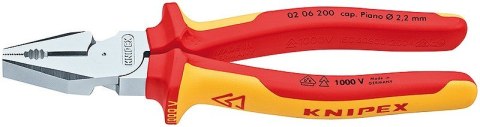 Knipex 02 06 200 szczypce Szczypce uniwersalne lineman's Knipex 02 06 200 szczypce Szczypce uniwersalne lineman's