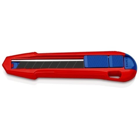 Nóż odłamywany Knipex CutiX® Czarny, Niebieski, Czerwony