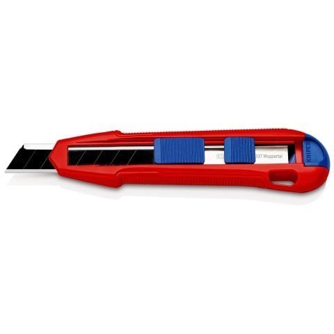 Nóż odłamywany Knipex CutiX® Czarny, Niebieski, Czerwony