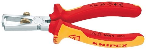 Knipex 11 06 160 narzędzie do zdejmowania izolacji Pomarańczowy, Czerwony Knipex 11 06 160 narzędzie do zdejmowania izolacji Pomarańczowy, Czerwony