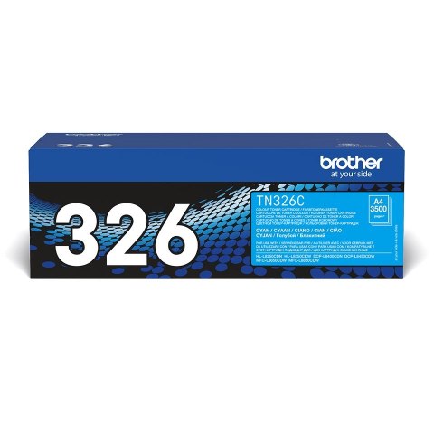 Brother TN-326C kaseta z tonerem 1 szt. Oryginalny Cyjan Brother TN-326C kaseta z tonerem 1 szt. Oryginalny Cyjan