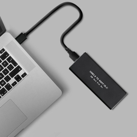 Stacja dokująca dysków SSD M.2 SATA NGFF USB 3.0 Qoltec kieszeń ramka