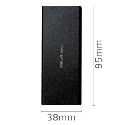 Stacja dokująca dysków SSD M.2 SATA NGFF USB 3.0 Qoltec kieszeń ramka