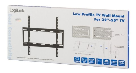 Uchwyt do TV LOGILINK BP0011 (nośność 40kg 32 - 55 cali) Uchwyt do TV LOGILINK BP0011 (nośność 40kg 32 - 55 cali)