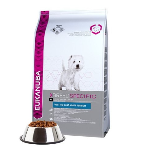 EUKANUBA Adult West Highland White Terrier 2,5kg EUKANUBA Adult West Highland White Terrier 2,5kg