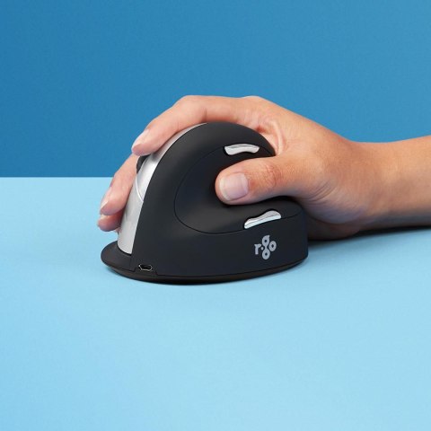 R-Go Pele HE ergonomiczna praworęczna Bluetooth czarna/srebrna retail R-Go Pele HE ergonomiczna praworęczna Bluetooth czarna/srebrna retail