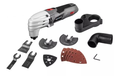 Urządzenie wielofunkcyjne 250W Graphite ilośc oscylacji 15000-21000 na minutę z walizką Urządzenie wielofunkcyjne 250W Graphite ilośc oscylacji 15000-21000 na minutę z walizką