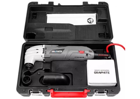 Urządzenie wielofunkcyjne 250W Graphite ilośc oscylacji 15000-21000 na minutę z walizką Urządzenie wielofunkcyjne 250W Graphite ilośc oscylacji 15000-21000 na minutę z walizką