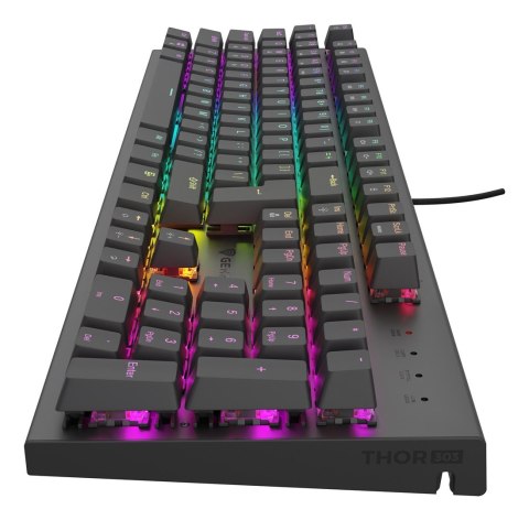 GENESIS Thor 303 klawiatura Gaming USB QWERTY US English Brzoza GENESIS Thor 303 klawiatura Gaming USB QWERTY US English Brzoza