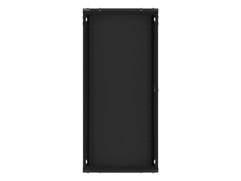 Szafa jednosekcyjna Lanberg WF01-6427-10B (27U; 1300mm / 600mm / 450 mm; wisząca; Szklane; 19''; kolor czarny)