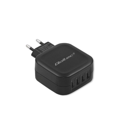 Qoltec Inteligentna Ładowarka sieciowa 24W | 5V | 4.8A | 4xUSB Qoltec Inteligentna Ładowarka sieciowa 24W | 5V | 4.8A | 4xUSB