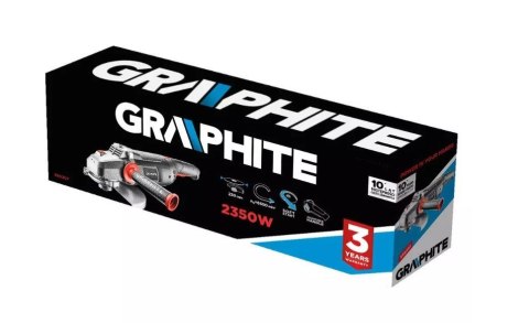 Szlifierka kątowa 2350W Graphite tarcza 230mm Szlifierka kątowa 2350W Graphite tarcza 230mm