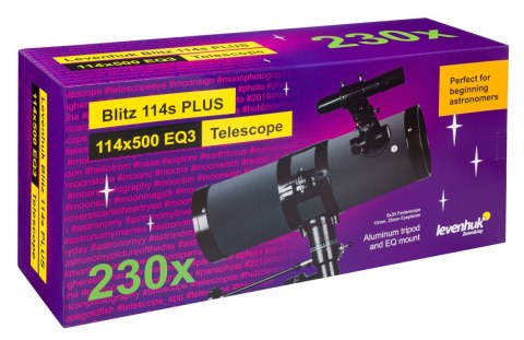Teleskop Levenhuk Blitz 114s PLUS