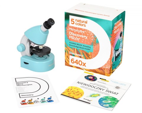 (PL) Mikroskop Levenhuk Discovery Micro z książką