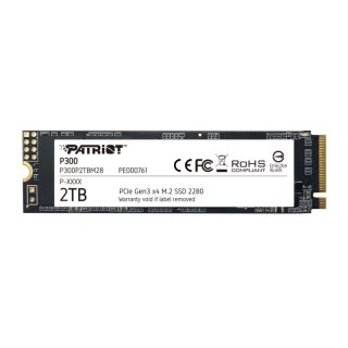 Dysk SSD PATRIOT P300 2 TB P300 (M.2 2280″ /2TB /PCIe NVMe Gen3 x4 /2100MB/s /1650MB/s)