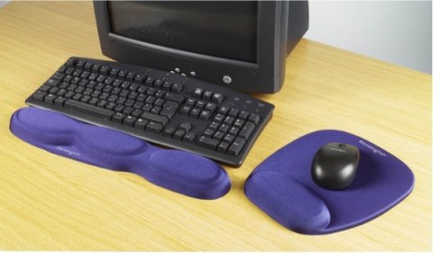 PODKŁADKA ERGONOMICZNA POD MYSZ PIANKOWA NIEBIESKA PODKŁADKA ERGONOMICZNA POD MYSZ PIANKOWA NIEBIESKA