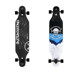 LONGBOARD NILS EXTREME SKULL WOOD SKATE