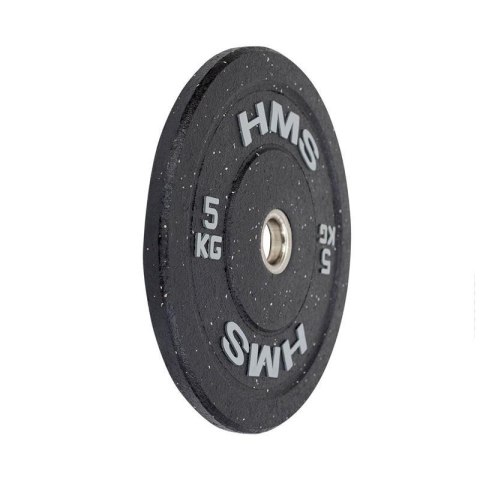 Talerz olimpijski Bumper 5 kg Szary HMS HTBR05 Talerz olimpijski Bumper 5 kg Szary HMS HTBR05