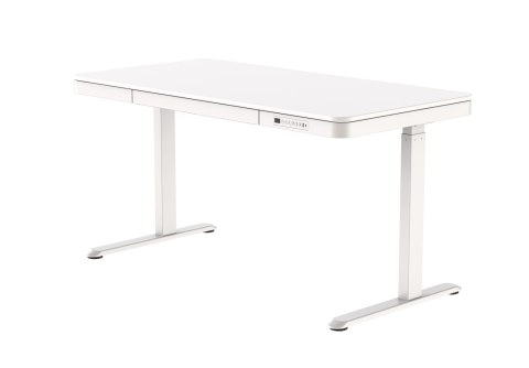 Biurko ACTIVEJET z elektryczną regulacją wysokości 140x70 ET119W-C biały