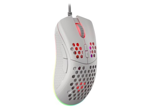 Mysz dla graczy Genesis Krypton 555 8000 DPI RGB Biała gamingowa programowalna Mysz dla graczy Genesis Krypton 555 8000 DPI RGB Biała gamingowa programowalna
