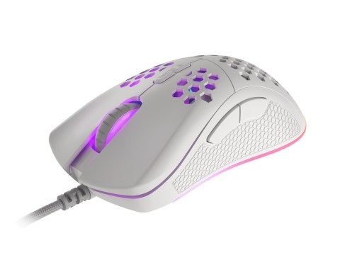 Mysz dla graczy Genesis Krypton 555 8000 DPI RGB Biała gamingowa programowalna Mysz dla graczy Genesis Krypton 555 8000 DPI RGB Biała gamingowa programowalna