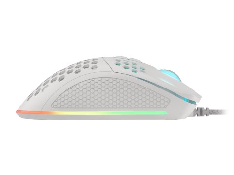 Mysz dla graczy Genesis Krypton 555 8000 DPI RGB Biała gamingowa programowalna Mysz dla graczy Genesis Krypton 555 8000 DPI RGB Biała gamingowa programowalna