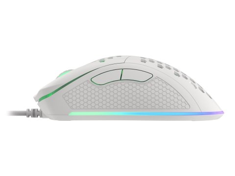 Mysz dla graczy Genesis Krypton 555 8000 DPI RGB Biała gamingowa programowalna Mysz dla graczy Genesis Krypton 555 8000 DPI RGB Biała gamingowa programowalna