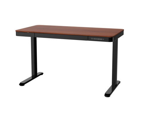 Biurko ACTIVEJET z elektryczną regulacją wysokości 140x70 ET119W-C czarny/orzech