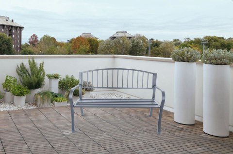 ŁAWKA OGRODOWA Z OPARCIEM PARKOWA NA TARAS BALKON METALOWA KONSTRUKCJA GRAFITOWA ŁAWKA OGRODOWA Z OPARCIEM PARKOWA NA TARAS BALKON METALOWA KONSTRUKCJA GRAFITOWA