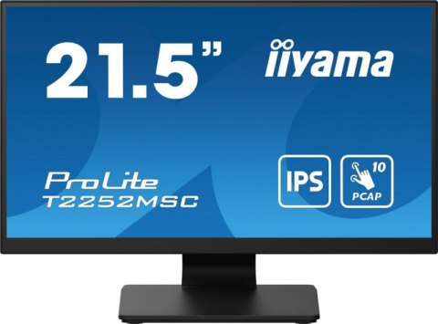 Monitor IIYAMA T2252MSC-B2 (21.5" /IPS /60Hz /1920 x 1080 /Czarny) Monitor IIYAMA T2252MSC-B2 (21.5" /IPS /60Hz /1920 x 1080 /Czarny)