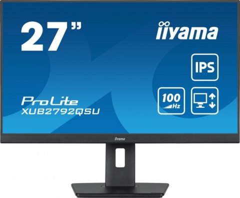 Monitor IIYAMA XUB2792QSU-B6 (27" /IPS /100Hz /2560 x 1440 /Czarny) Monitor IIYAMA XUB2792QSU-B6 (27" /IPS /100Hz /2560 x 1440 /Czarny)