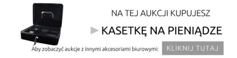 KASETKA NA PIENIĄDZE DUŻA CZARNA
