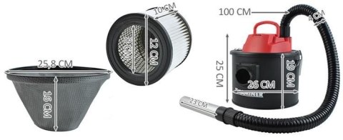ODKURZACZ DO POPIOŁU ODK008-10L