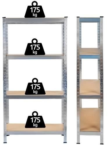 REGAŁ MAGAZYNOWY 150X75X30